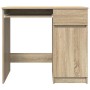 Escritorio roble Sonoma 86x49x76 cm madera de ingeniería von , Schreibtische - Ref: Foro24-861825, Preis: 98,88 €, Rabatt: %
