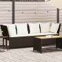 Sofá de jardín con cojines ratán sintético marrón by , Outdoor sofas - Ref: Foro24-4104123, Price: 274,02 €, Discount: %