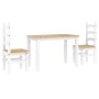 Juego de comedor Panama 3 pzas madera maciza de pino blanco von , Möbelsets für Küchen und Esszimmer - Ref: Foro24-3345196, P...