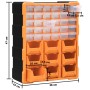 Multischubladen-Organizer mit 39 Schubladen 38x16x47 cm von vidaXL, Werkzeugkästen - Ref: Foro24-149603, Preis: 42,80 €, Raba...