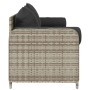 Sofá de jardín con cojines 3 plazas ratán sintético gris claro von , Outdoor-Sofas - Ref: Foro24-4104177, Preis: 239,56 €, Ra...