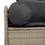 Sofá de jardín con cojines 3 plazas ratán sintético gris claro von , Outdoor-Sofas - Ref: Foro24-4104177, Preis: 239,56 €, Ra...