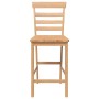Taburetes de bar 2 uds madera maciza natural caucho von , Küchenhocker - Ref: Foro24-4102540, Preis: 132,30 €, Rabatt: %