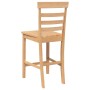 Taburetes de bar 2 uds madera maciza natural caucho von , Küchenhocker - Ref: Foro24-4102540, Preis: 132,30 €, Rabatt: %