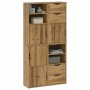 Armarios auxiliares 4 uds "ODDA" 40x24x79 cm Madera maciza pino by , Sideboards - Ref: Foro24-3365348, Price: 222,33 €, Disco...