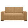 Sofá de 2 plazas terciopelo marrón 120 cm by , Sofas - Ref: Foro24-4105017, Price: 207,72 €, Discount: %