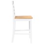 Taburetes de bar 2 uds madera maciza blanca caucho von , Küchenhocker - Ref: Foro24-4102542, Preis: 131,60 €, Rabatt: %