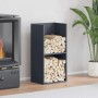 Leñero antracita 40x30x80 cm Acero laminado en frío von , Brennholztaschen und -halter - Ref: Foro24-864189, Preis: 82,47 €, ...
