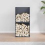 Leñero antracita 40x30x80 cm Acero laminado en frío von , Brennholztaschen und -halter - Ref: Foro24-864189, Preis: 82,47 €, ...
