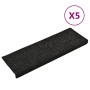 Alfombrillas de escalera 5 unidades negro 65x21x4 cm de vidaXL, Alfombrillas para escalones - Ref: Foro24-149726, Precio: 22,...