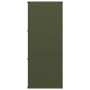 Leñero verde oliva 40x30x75 cm Acero laminado en frío de , Bolsas y soportes de leña - Ref: Foro24-864194, Precio: 74,23 €