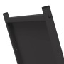 Leñero negro 69,5x35x81 cm Acero laminado en frío by , Firewood bags and holders - Ref: Foro24-864177, Price: 67,81 €, Discou...