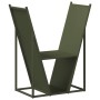 Leñero verde oliva 69,5x35x81 cm Acero laminado en frío von , Brennholztaschen und -halter - Ref: Foro24-864180, Preis: 68,20...