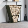 Leñero verde oliva 69,5x35x81 cm Acero laminado en frío von , Brennholztaschen und -halter - Ref: Foro24-864180, Preis: 68,20...
