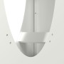 Leñero blanco 50x23x100 cm Acero laminado en frío von , Brennholztaschen und -halter - Ref: Foro24-864182, Preis: 90,45 €, Ra...
