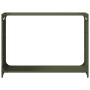Leñero verde oliva 90x28x65 cm Acero laminado en frío by , Firewood bags and holders - Ref: Foro24-864206, Price: 62,18 €, Di...