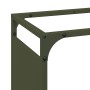 Leñero verde oliva 90x28x65 cm Acero laminado en frío by , Firewood bags and holders - Ref: Foro24-864206, Price: 62,18 €, Di...