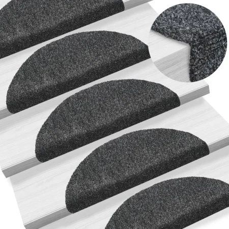 Selbstklebende Stufenmatten 10 Stück grau 56x17x3 cm von vidaXL, Treppenmatten - Ref: Foro24-149677, Preis: 26,06 €, Rabatt: %