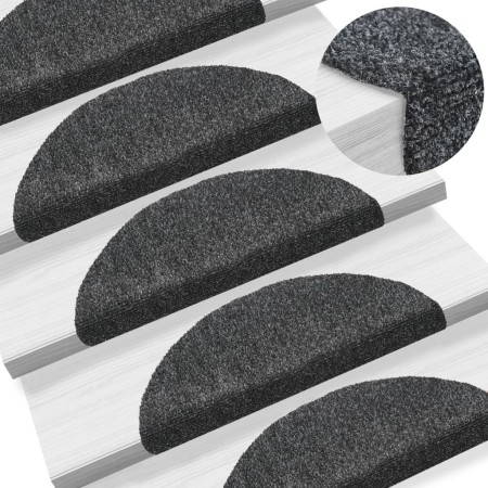 Selbstklebende Stufenmatten 10 Stück grau 56x17x3 cm von vidaXL, Treppenmatten - Ref: Foro24-149677, Preis: 26,50 €, Rabatt: %