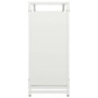 Leñero blanco 90x28x65 cm Acero laminado en frío by , Firewood bags and holders - Ref: Foro24-864204, Price: 62,18 €, Discoun...
