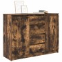 Aparador con cajones roble ahumado 100,5x35x76 cm de , Aparadores - Ref: Foro24-3328448, Precio: 142,09 €, Descuento: %