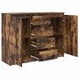 Aparador con cajones roble ahumado 100,5x35x76 cm de , Aparadores - Ref: Foro24-3328448, Precio: 142,09 €, Descuento: %