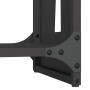 Leñero negro 40x30x80 cm Acero laminado en frío de , Bolsas y soportes de leña - Ref: Foro24-864225, Precio: 59,81 €
