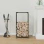 Leñero verde oliva 44x28x90 cm Acero laminado en frío von , Brennholztaschen und -halter - Ref: Foro24-864210, Preis: 59,92 €...