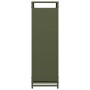 Leñero verde oliva 44x28x90 cm Acero laminado en frío von , Brennholztaschen und -halter - Ref: Foro24-864210, Preis: 59,92 €...