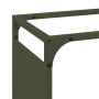 Leñero verde oliva 44x28x90 cm Acero laminado en frío von , Brennholztaschen und -halter - Ref: Foro24-864210, Preis: 59,92 €...