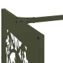 Leñero verde oliva 40x40x40 cm Acero laminado en frío de , Bolsas y soportes de leña - Ref: Foro24-864252, Precio: 45,96 €, D...