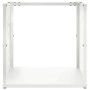 Leñero blanco 40x40x40 cm Acero laminado en frío von , Brennholztaschen und -halter - Ref: Foro24-864250, Preis: 45,21 €, Rab...