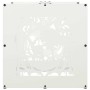 Leñero blanco 40x40x40 cm Acero laminado en frío von , Brennholztaschen und -halter - Ref: Foro24-864250, Preis: 45,21 €, Rab...