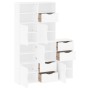 Armarios auxiliares 5 uds "ODDA" blanco 40x24x79 cm madera pino de , Aparadores - Ref: Foro24-3365357, Precio: 287,67 €, Desc...