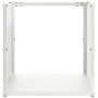 Leñero blanco 40x40x40 cm Acero laminado en frío von , Brennholztaschen und -halter - Ref: Foro24-864238, Preis: 49,01 €, Rab...