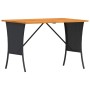 Set comedor de jardín 3 pzas con cojines ratán sintético negro by , Garden sets - Ref: Foro24-4104135, Price: 164,67 €, Disco...