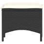 Set comedor de jardín 3 pzas con cojines ratán sintético negro by , Garden sets - Ref: Foro24-4104135, Price: 164,67 €, Disco...