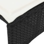 Set comedor de jardín 3 pzas con cojines ratán sintético negro by , Garden sets - Ref: Foro24-4104135, Price: 164,67 €, Disco...