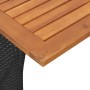 Set comedor de jardín 3 pzas con cojines ratán sintético negro by , Garden sets - Ref: Foro24-4104135, Price: 164,67 €, Disco...