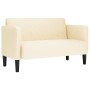 Sofá Loveseat color crema 109 cm tejido de pana de , Sofás - Ref: Foro24-4100524, Precio: 184,46 €, Descuento: %