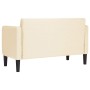 Sofá Loveseat color crema 109 cm tejido de pana de , Sofás - Ref: Foro24-4100524, Precio: 184,46 €, Descuento: %