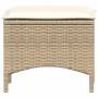 Set comedor de jardín 3 pzas con cojines ratán sintético beige by , Garden sets - Ref: Foro24-4104137, Price: 170,01 €, Disco...