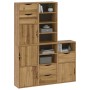 Armarios auxiliares 5 uds "ODDA" 40x24x79 cm Madera maciza pino by , Sideboards - Ref: Foro24-3365362, Price: 271,81 €, Disco...