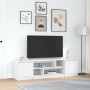 Mueble de TV de madera de ingeniería blanco 188,5x41x50 cm von , TV-Möbel - Ref: Foro24-3328417, Preis: 139,90 €, Rabatt: %