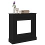 Borde de chimenea roble negro 90x30x90 cm madera ingeniería von , Zubehör für Holzöfen und Kamine - Ref: Foro24-865984, Preis...