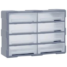 Multi-drawer organizer with 8 large drawers 52x16x37 cm by vidaXL, Toolboxes - Ref: Foro24-149600, Price: 54,20 €, Discount: %