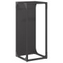 Leñero negro 25x25x60 cm Acero laminado en frío von , Brennholztaschen und -halter - Ref: Foro24-864259, Preis: 37,55 €, Raba...