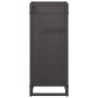 Leñero negro 25x25x60 cm Acero laminado en frío von , Brennholztaschen und -halter - Ref: Foro24-864259, Preis: 37,55 €, Raba...
