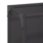Leñero negro 25x25x60 cm Acero laminado en frío von , Brennholztaschen und -halter - Ref: Foro24-864259, Preis: 37,55 €, Raba...