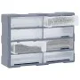 Multi-drawer organizer with 8 large drawers 52x16x37 cm by vidaXL, Toolboxes - Ref: Foro24-149600, Price: 54,20 €, Discount: %